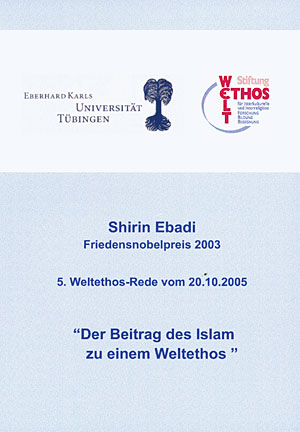Shirin Ebadi<br>Der Beitrag des Islam zu einem Weltethos (DVD)